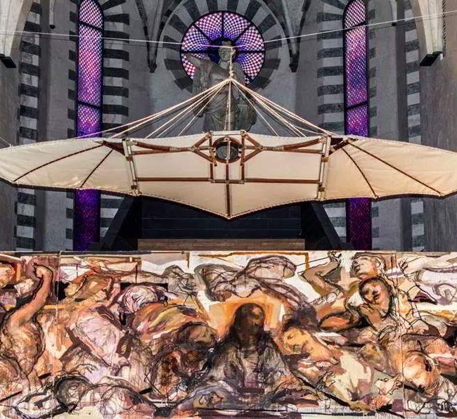Leonardo DA Vinci Aliante e cenacolo
